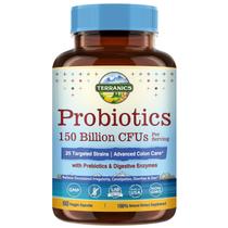 Probióticos Terranics - 150 Bilhões de UFC, 25 Cepas - 60 Cápsulas
