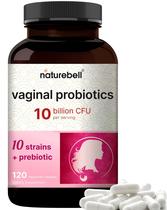 Probióticos vaginais NatureBell 10 bilhões de CFU 120 cápsulas