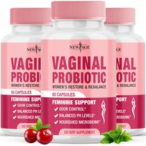 Probióticos vaginais NEW AGE para mulheres com prebióticos 180 cápsulas Probióticos vaginais NEW AGE para mulheres com prebióticos 180 cápsulas