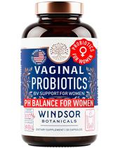 Probióticos vaginais Windsor Botanicals 19Bil CFU 30 cápsulas Probióticos vaginais Windsor Botanicals 19Bil CFU 30 cápsulas