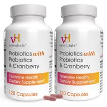 Probióticos vH Essentials com Cranberry e Vitamina C 120 Cápsulas