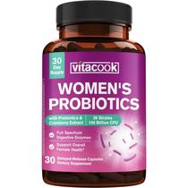 Probióticos Vitacook 100 bilhões UFC 36 cepas vegano 30 cápsulas Probióticos Vitacook 100 bilhões UFC 36 cepas vegano 30 cápsulas