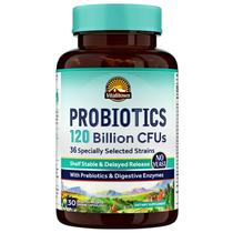 Probióticos Vitalitown - 120 Bilhões de CFUs, 36 Cepas, 30 Cápsulas