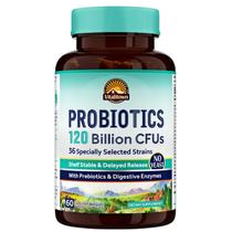 Probióticos Vitalitown 120 bilhões de CFUs 36 cepas veganas 60 cápsulas