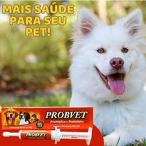 Probvet Suplemento Alimentar Probiótico e Prebiótico para Cães e Gatos 14g - Equilibra Microbiota e Fortalece Imunidade