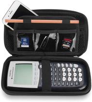 ProCase Hard EVA Case para Instrumentos do Texas Ti-84 Plus, Armazenamento de Viagem Durável Carregando caixa protetora caixa de proteção para Ti-84 Ti-83 Ti-85 Ti-89 Ti-82 Plus/C CE Graphing Calculadora e Mais Preto