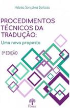 Procedimentos técnicos da tradução