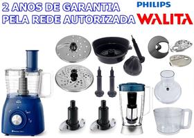 Processador 110v com Disco Inox com espremedor com faca trituradora com 2 Anos Garantia - PHILIPS WALITA