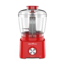 Processador Alimentos Britânia Compacto BMP900V Turbo 250W Vermelho Corta Fatia