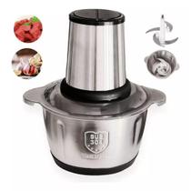 Processador Alimentos Elétrico Inox Legumes Carne 2 Litros 220V Processador Alimentos Elétrico Inox Legumes Carne 2 Litros 220V