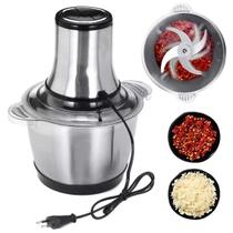 Processador Alimentos Eletricos Triturador Moedor Carne Comida Legumes Verduras Cozinha Restaurante Tempero Especiarias