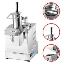 Processador Alimentos Industrial Inox 7 Discos 368w Spolu Ralador Fatiador Cortador Legumes Queijo