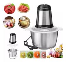 Processador Alimentos Inox Temperos Carne Legumes 3 Litros 110V