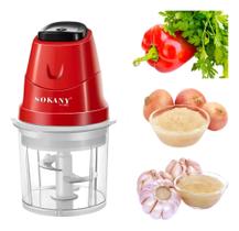 Processador Alimentos Triturador Moedor Carnes Alho Elétrico