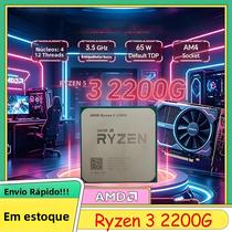 Processador AMD Ryzen 3 2200G 3.5GHz Quad Core CPU Socket AM4 Sem Cooler Gráficos Integrados Processador AMD Ryzen 3 2200G 3.5GHz Quad Core CPU Socket AM4 Sem Cooler Gráficos Integrados