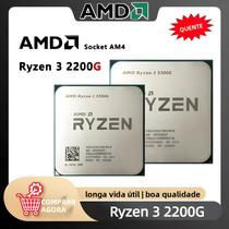 Processador AMD Ryzen 3 2200G Quad-Core Quad-Thread 3.5 GHz Para Laptop Socket AM4 Processador AMD Ryzen 3 2200G Quad-Core Quad-Thread 3.5 GHz Para Laptop Socket AM4