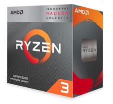 Processador Amd Ryzen 3 3200g Am4 3.6ghz (4.0ghz Turbo) Cache 4mb 4 Nucleos 4 Threads 65w Yd3200c5fhbox