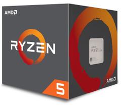 Processador AMD Ryzen 5 1600 AM4 de 6 núcleos e 12 threads de 3,6 GHz Processador AMD Ryzen 5 1600 AM4 de 6 núcleos e 12 threads de 3,6 GHz