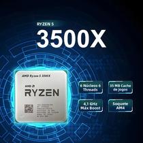 Processador AMD Ryzen 5 3500X 6 Núcleos 6 Threads DDR4 Socket AM4 41GHz TDP 65W Sem Ventoinha