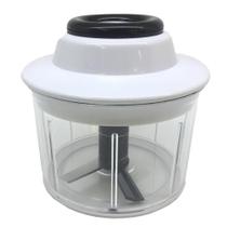 Processador de Alimentos 2 em 1 Moedor Manual Multiprocessador Triturador Alho Prana