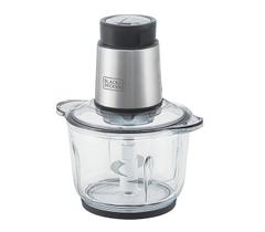Processador de Alimentos BlackDecker Gourmand Gris MP300g 220V Inox Processador de Alimentos BlackDecker Gourmand Gris MP300g 220V Inox