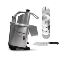 Processador De Alimentos Com 7 Discos De 203mm Pa7 Pro Skymsen E Faca Santoku Profissional Bivolt Processador De Alimentos Com 7 Discos De 203mm Pa7 Pro Skymsen E Faca Santoku Profissional Bivolt