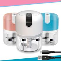 Processador De Alimentos Elétrico Sem Fio Mini Triturador De Alho Moedor De Alimentos