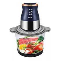 Processador de Alimentos Elétrico Tigela Vidro 3.0L 220Volts