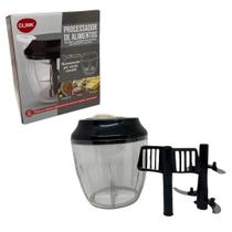Processador De Alimentos Grande Com 5 Lâminas Aço Inox 850ml