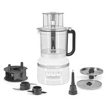 Processador de alimentos KitchenAid de 13 xícaras KFP1318 com armazenamento branco