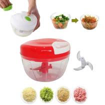 Processador De Alimentos manual Com 3 Laminas 500ml