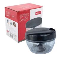 Processador de Alimentos Manual Triturador C/3 Lâminas 500ml Processador de Alimentos Manual Triturador C/3 Lâminas 500ml
