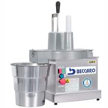 Processador De Alimentos Monofásico 6 Discos Pab300 Beccaro Processador Inox Bivolt