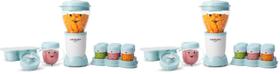 Processador de Alimentos para Bebês NutriBullet NBY-50100 900ml Pacote com 2 Processador de Alimentos para Bebês NutriBullet NBY-50100 900ml Pacote com 2