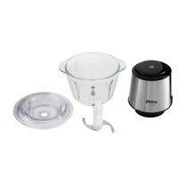 Processador de Alimentos Philco Inox Glass PPS01I 350W Inox