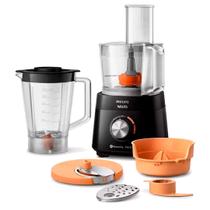 Processador de Alimentos Philips Walita Ri7302 Preto 4 acessórios 2 velocidades