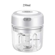 Processador De Alimentos Portátil USB Elétrico Para Alho 250ML Mini Picador De Vegetais Processador De Alimentos Portátil USB Elétrico Para Alho 250ML Mini Picador De Vegetais