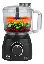 Processador De Alimentos Turbo Kian Lâminas Em Inox 350w Cor Preto