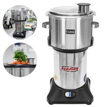 Processador De Alimetos Cutter 5 Litros BM 182 Inox Bermar Processador De Alimetos Cutter 5 Litros BM 182 Inox Bermar