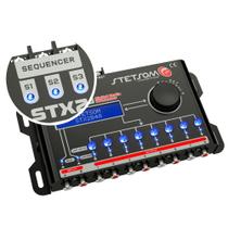 Processador De Áudio Crossover Stetsom STX2848 Digital Equalizador 2 Canais
