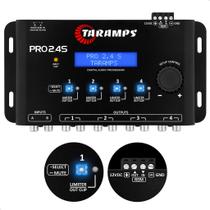 Processador De Áudio Digital Taramps PRO 2.4S Equalizador Crossover 4 Saídas - RCA FIO