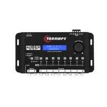 Processador De Audio Digital Taramps Pro 2.8S Preto 8 Canais Crossover Limiter Som Automotivo 12v