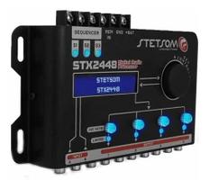 Processador De Audio Stetsom Stx2448 Crossover 4 Canais