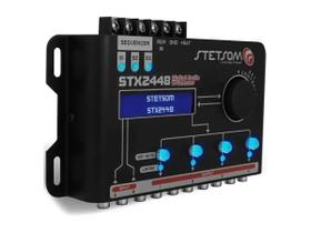 Processador De Audio Stetsom Stx2448 Crossover 4 Canais