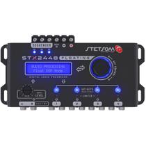 Processador de áudio Stetsom STX2448 FLOATING PRO com controle remoto