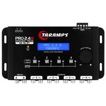 Processador de Audio Taramps Pro 2.4D Dynamic Peak 4 canais Limiter Equalizador Crossover Digital