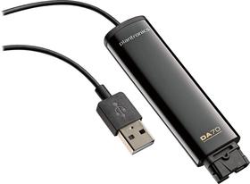Processador de áudio USB Plantronics 201851-01 DA70 com cancelamento de ruído Processador de áudio USB Plantronics 201851-01 DA70 com cancelamento de ruído