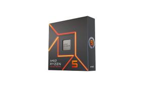 Processador de desktop AMD Ryzen 5 7600X de 6 núcleos, 12 threads