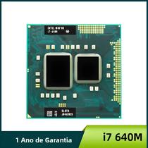 Processador De Laptop Intel Core I7 640m Dual Core 2.8GHz L3 4M Compatível Com HM55