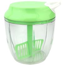 Processador e Batedor Manual de Alimentos com 5 Lâminas Verde - Clink